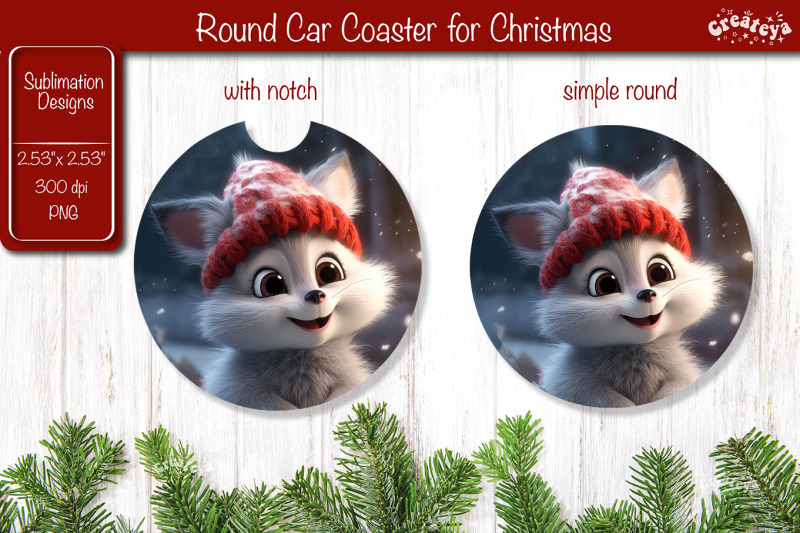 christmas-car-coaster-sublimation-round-coaster-sublimation-design-chr