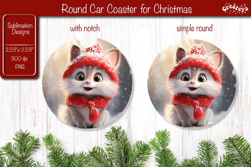 christmas-car-coaster-sublimation-round-coaster-sublimation-design-chr