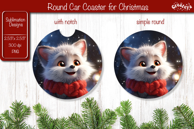 christmas-car-coaster-sublimation-round-coaster-sublimation-design-chr