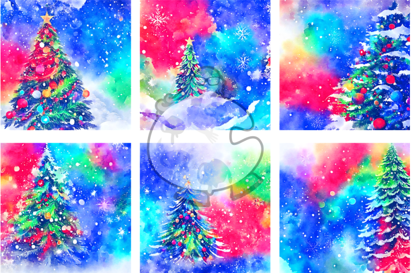 watercolor-christmas-tree-background-papers-set-3