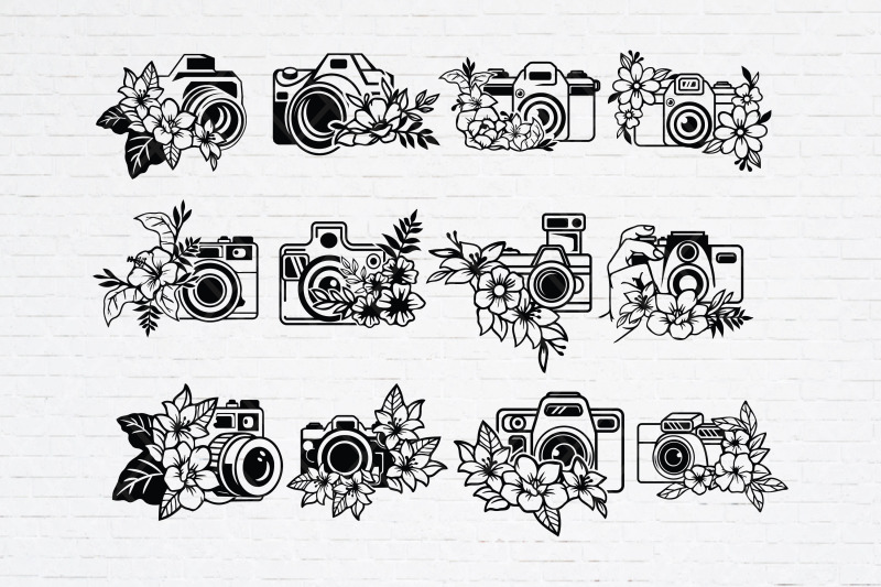 hand-drawn-floral-camera-clipart