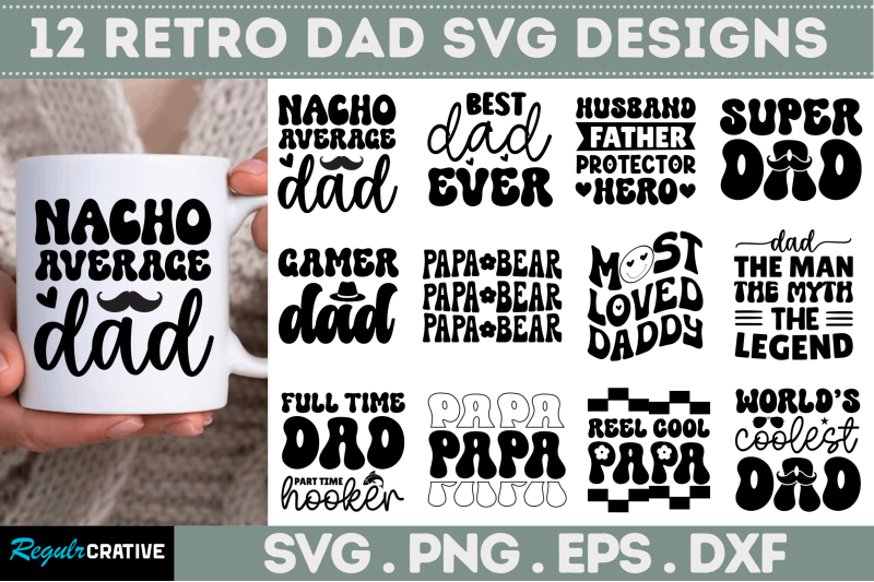 retro-dad-svg-bundle