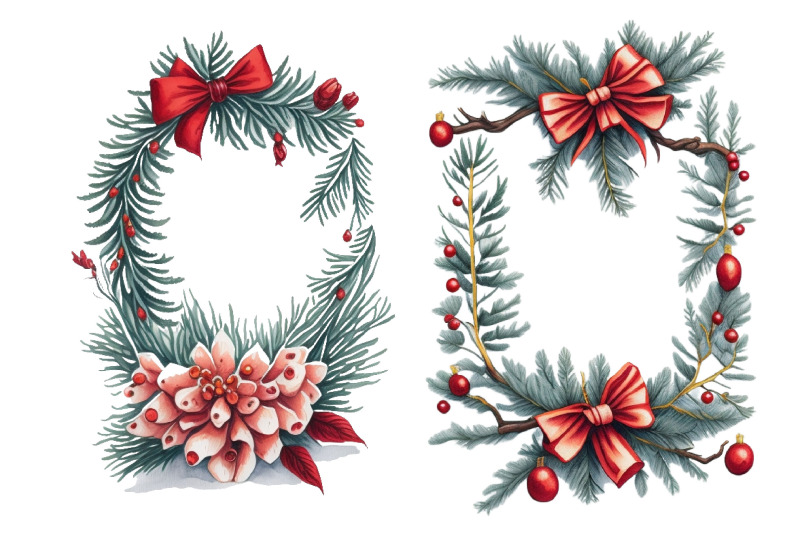 watercolour-christmas-clipart-bundle