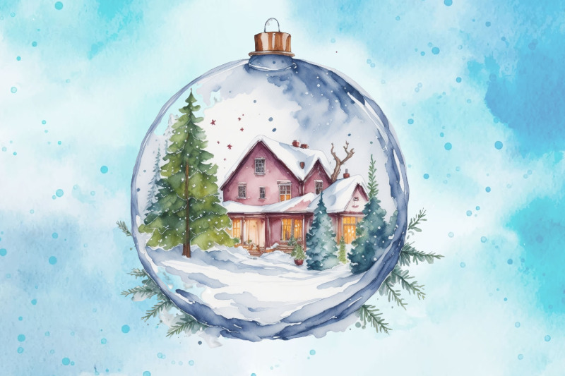 christmas-ornament-watercolor-clipart