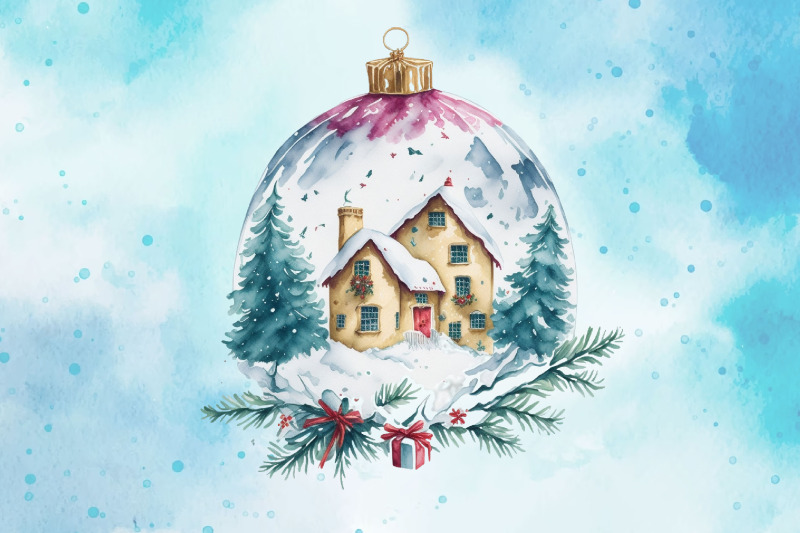 christmas-ornament-watercolor-clipart