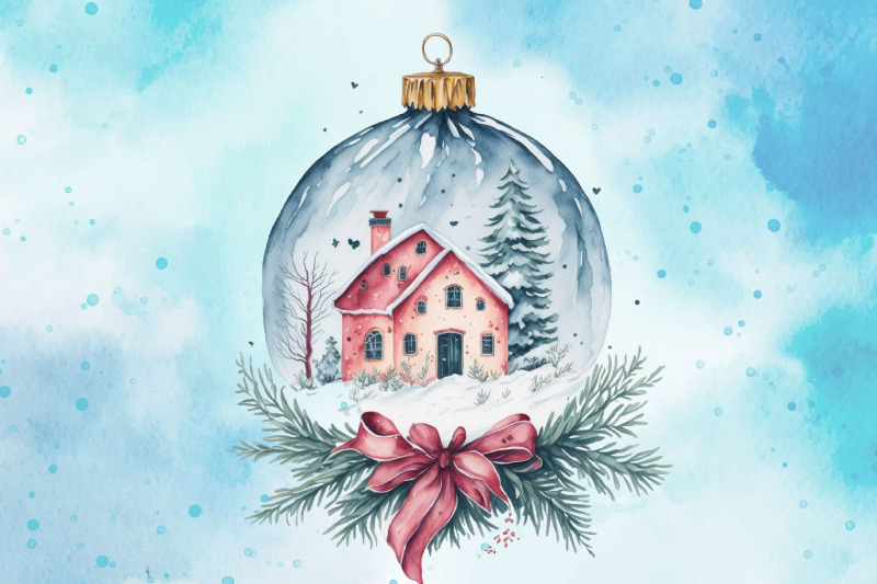 christmas-ornament-watercolor-clipart