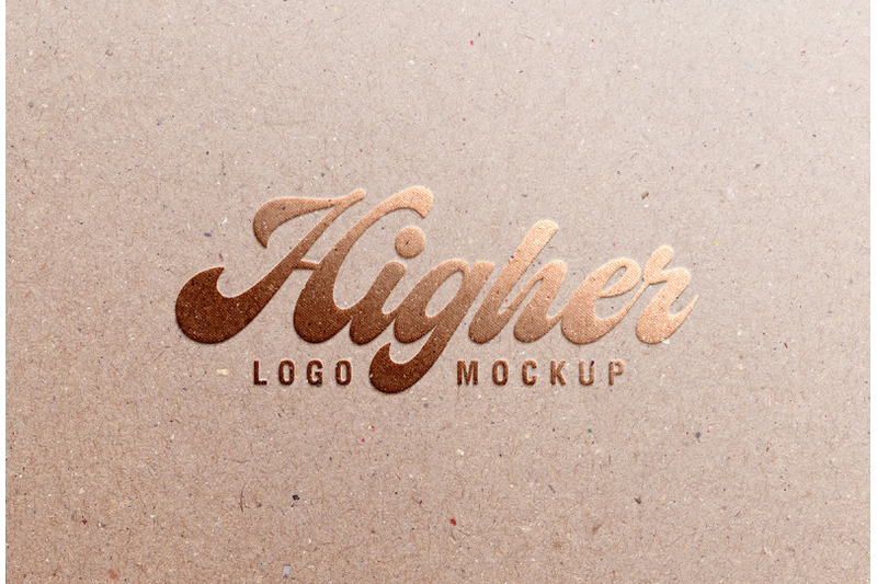 metallic-copper-foil-logo-mockup