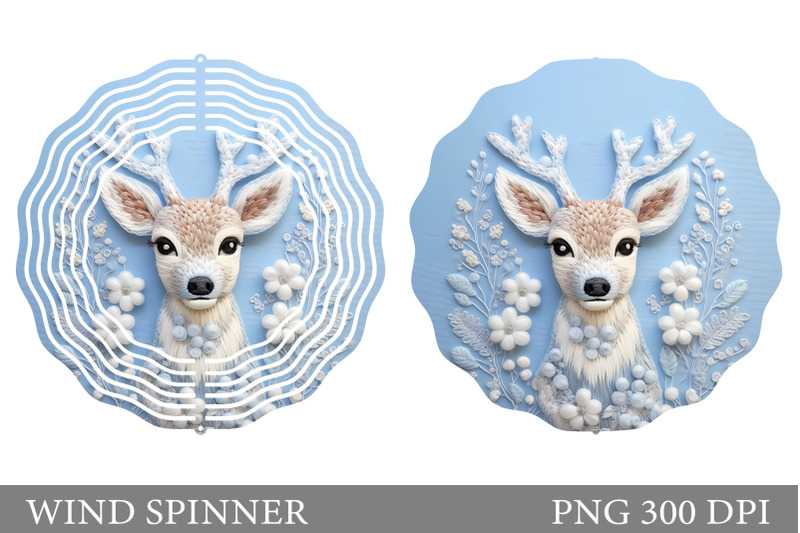 knitted-deer-spinner-sublimation-reindeer-wind-spinner