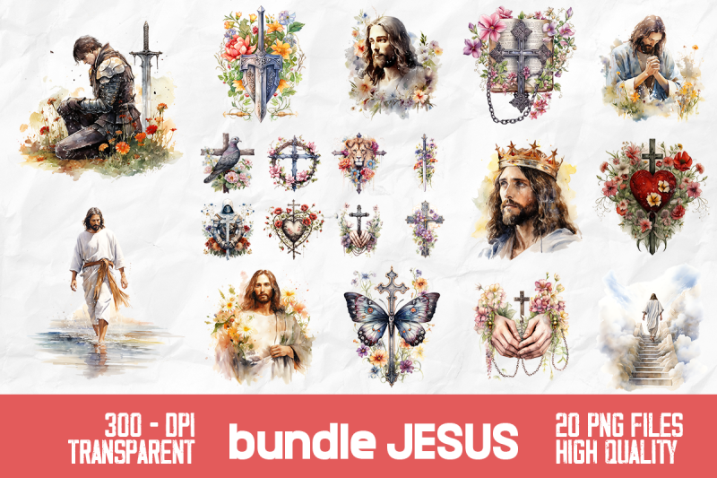 jesus-retro-wild-flowers-bundle