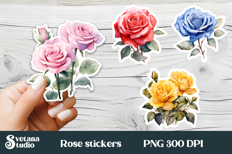 rose-flower-stickers-design-printable-rose-stickers-png