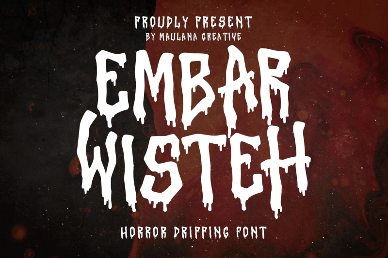 embar-wisteh-horror-dripping-font