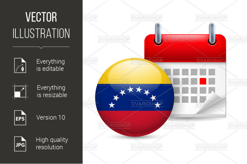 icon-of-national-day-in-venezuela