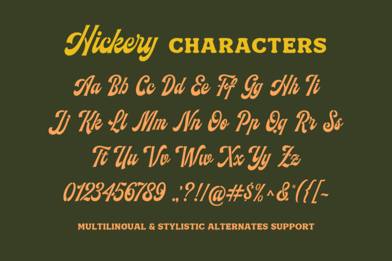 hickery-stencil-script
