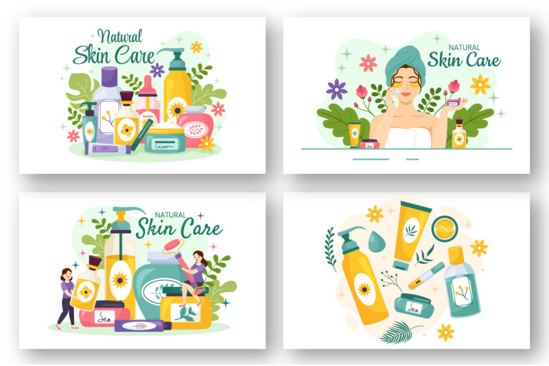 14-natural-skin-care-vector-illustration