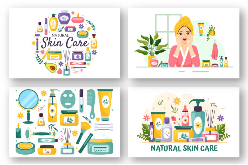 14-natural-skin-care-vector-illustration