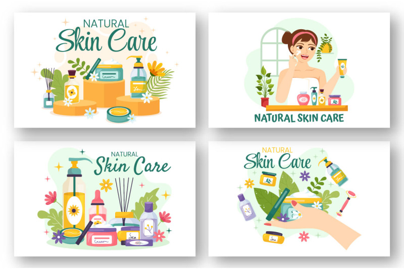 14-natural-skin-care-vector-illustration