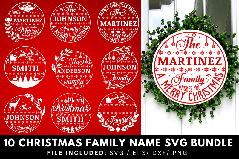 christmas-family-name-svg-bundle