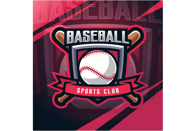 baseball-esport-mascot-logo-design