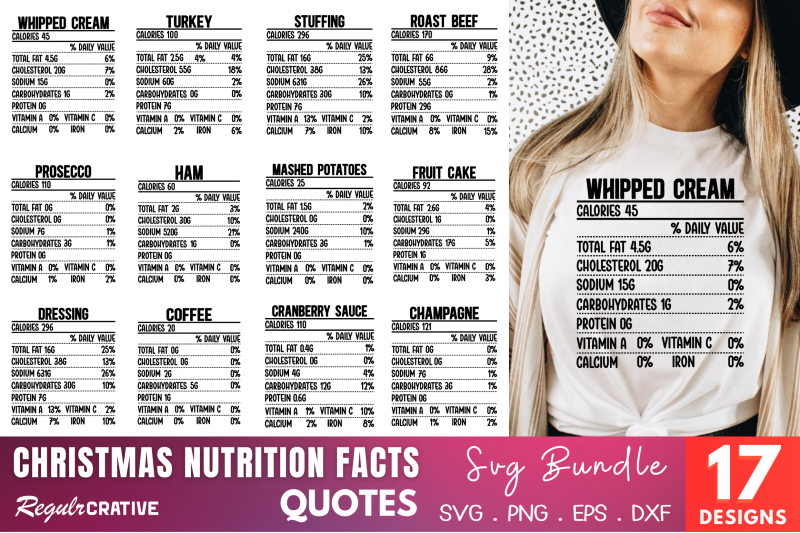 christmas-nutrition-facts-svg-bundle