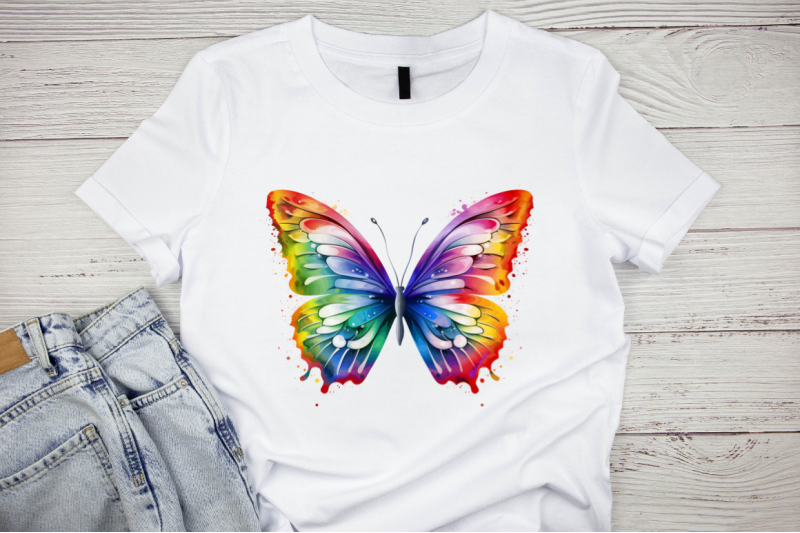 rainbow-butterfly-sublimation-clipart