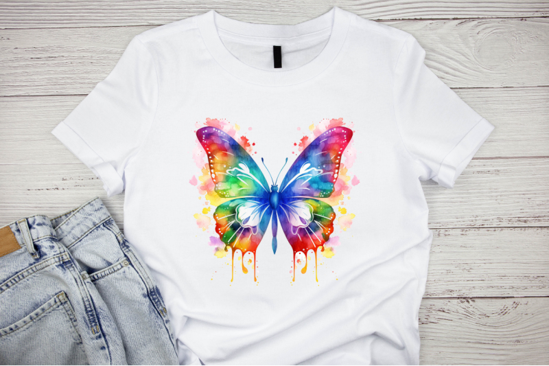 rainbow-butterfly-watercolor-clipart