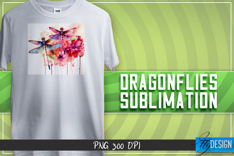 dragonflies-sublimation-t-shirt-design-happy-design