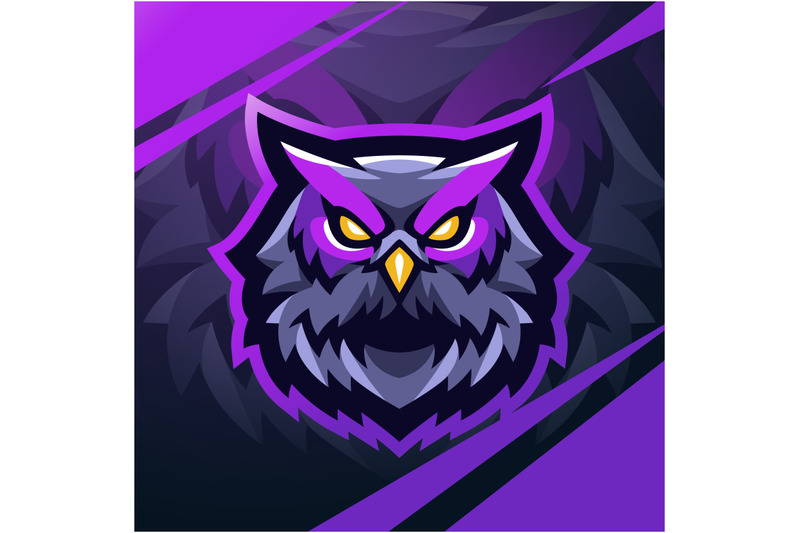 owl-head-esport-mascot-logo-design