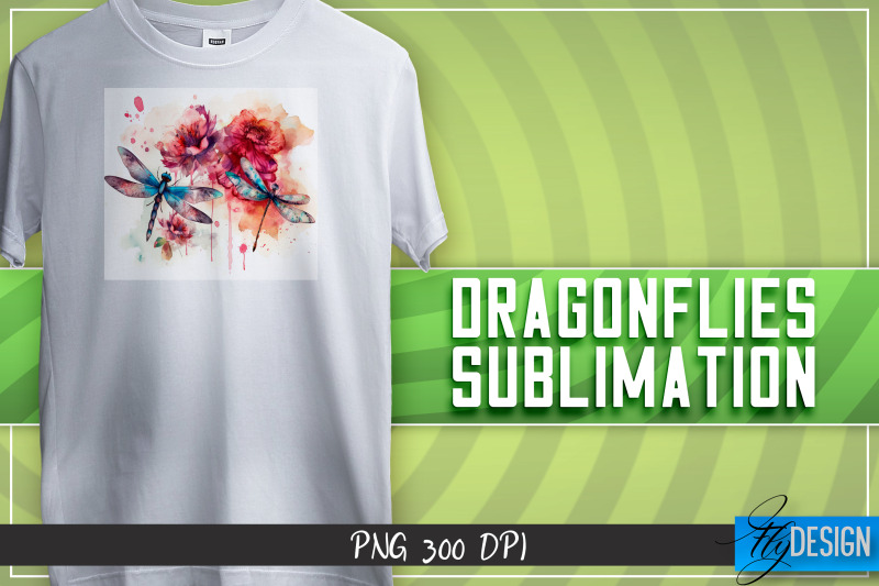 dragonflies-sublimation-t-shirt-design-happy-design