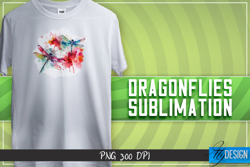 dragonflies-sublimation-t-shirt-design-happy-design