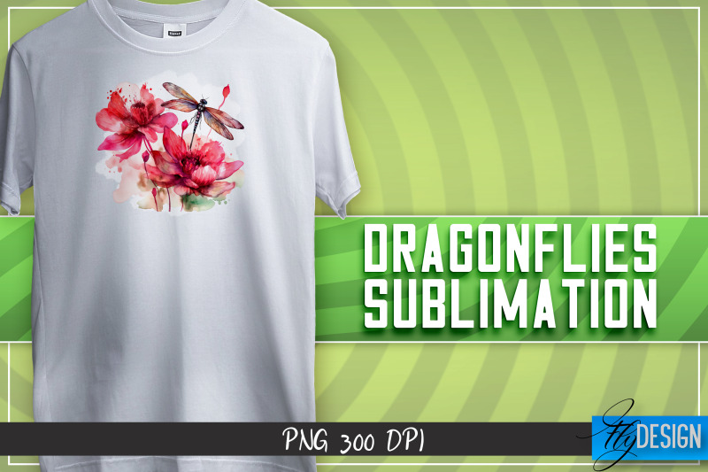 dragonflies-sublimation-t-shirt-design-happy-design