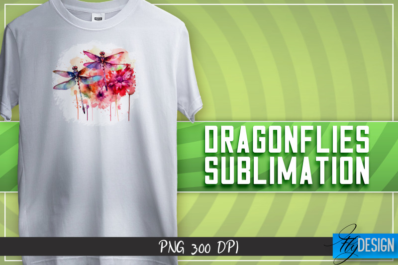 dragonflies-sublimation-t-shirt-design-happy-design