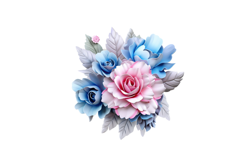 3d-blue-flower-sublimation-clipart