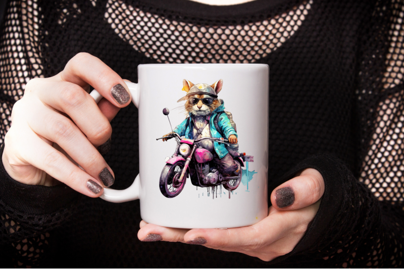 animals-bikers-sublimation-clipart