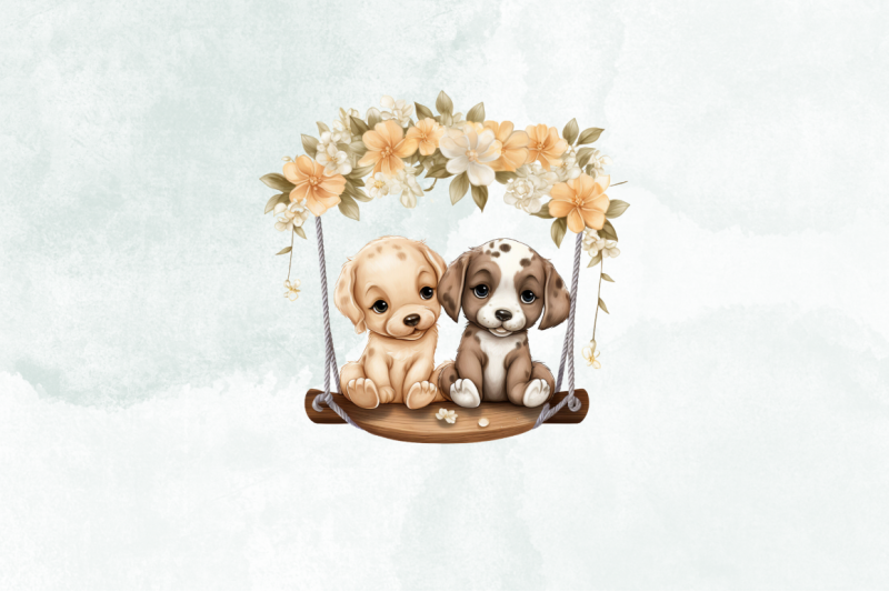 couple-baby-animals-in-swing-sublimation