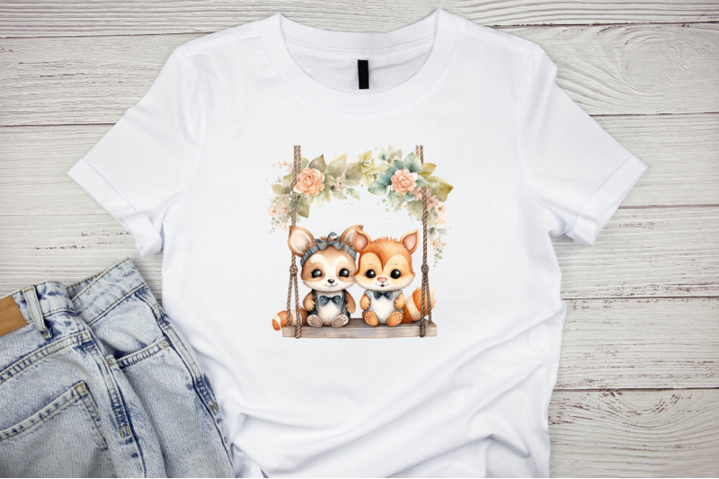 couple-baby-animals-in-swing-sublimation