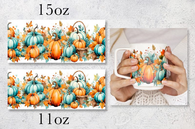 fall-mug-wrap-design-pumpkin-landscape-mug-sublimation-png