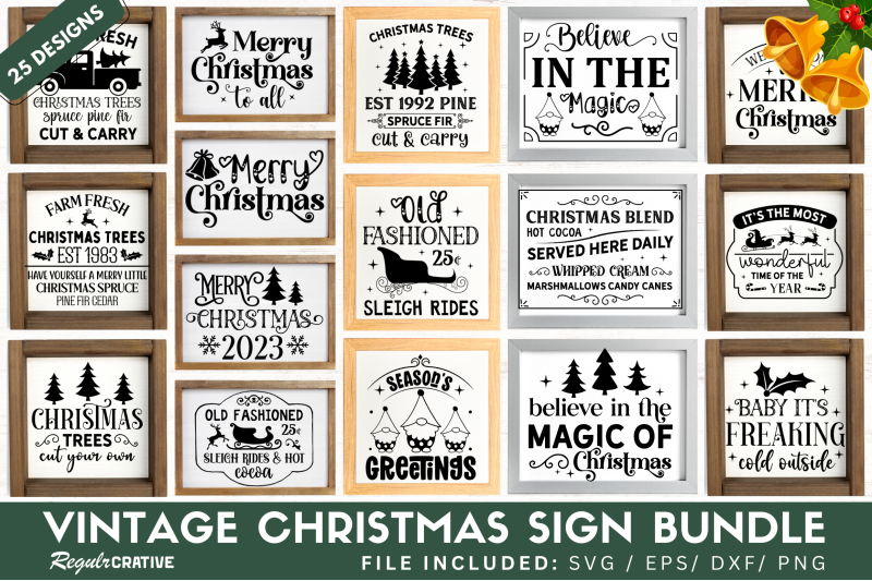 vintage-christmas-sign-svg-bundle