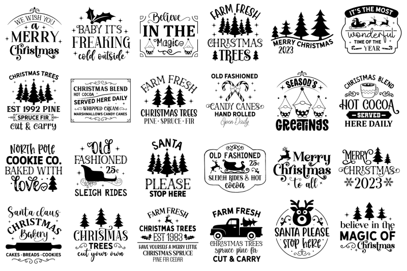 vintage-christmas-sign-svg-bundle