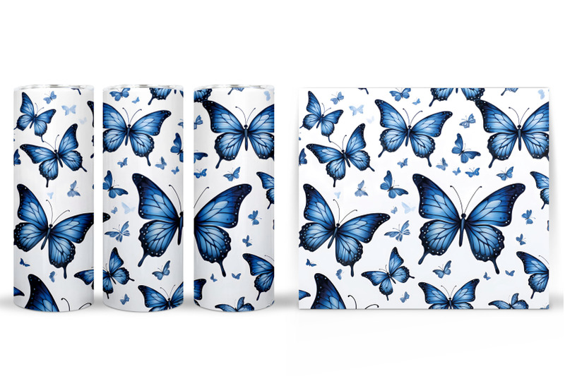 blue-butterflies-tumbler-wrap-butterfly-tumbler-sublimation