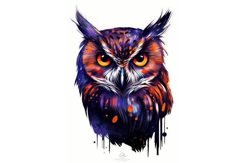 purple-owl-png-sublimation-instant-download