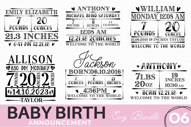 baby-birth-announcement-svg-bundle