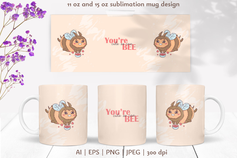 cute-bee-sublimation-mug-wrap-11-amp-15-oz