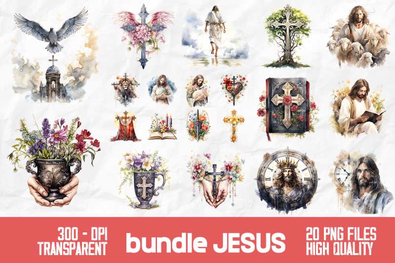 jesus-christ-vintage-wild-flowers-bundle