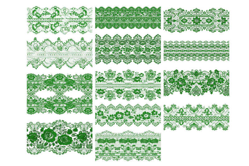 green-lace-borders-overlays-clipart-halloween-gothic-lace