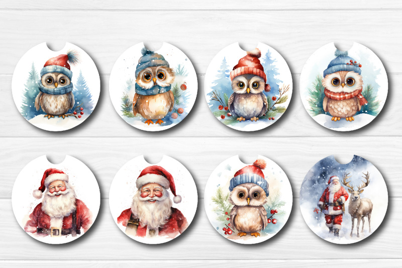 car-coaster-christmas-sublimation-bundle-round-coaster-sublimation