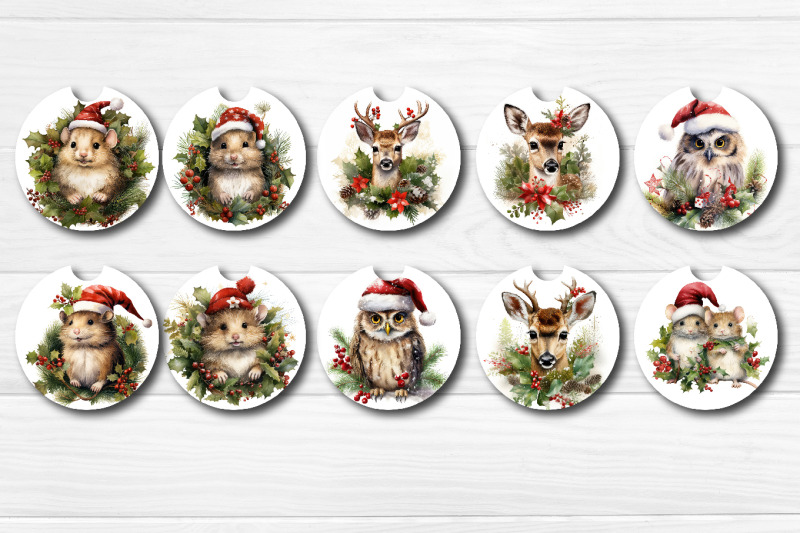 car-coaster-christmas-sublimation-bundle-round-coaster-sublimation