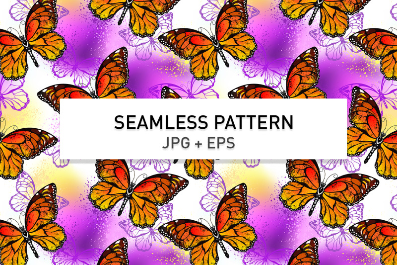 seamless-pattern-with-orange-butterflies