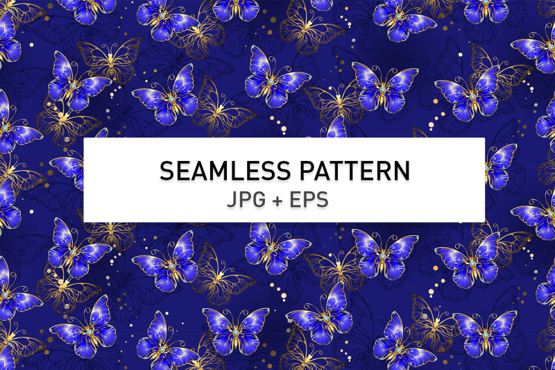 seamless-pattern-with-sapphire-butterflies