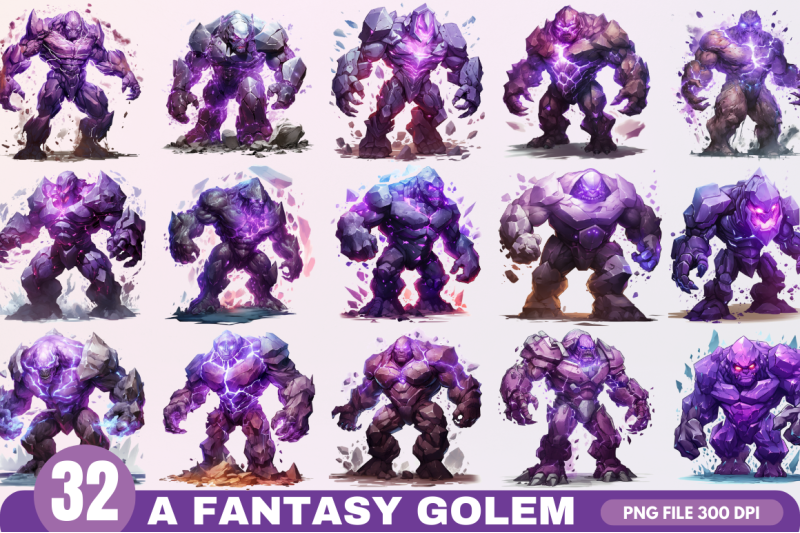 a-fantasy-golem-with-an-purple-aura-bundle