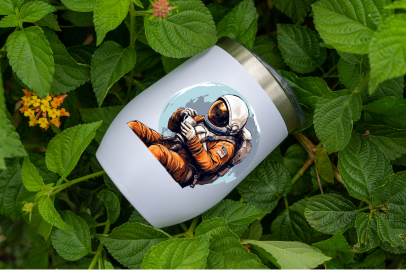 astronaut-drinking-coffee-clipart-bundle